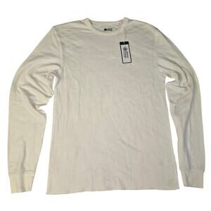 Alpine Design Shirt Mens Small Long Sleeve Crew UPF 50+ Off White NWT